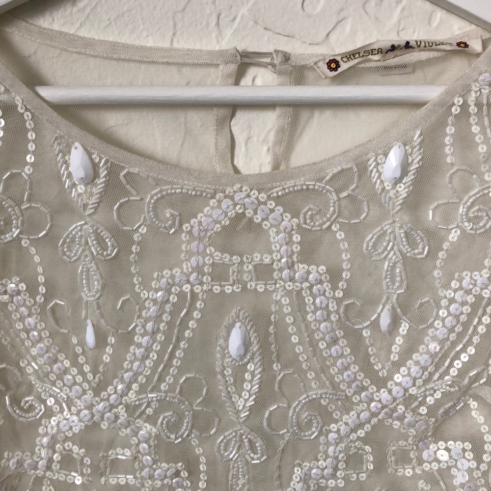 Beaded crop top - Picture 3 of 3